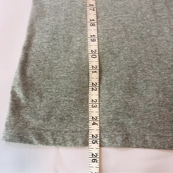 Nike Dri-Fit V Neck Gray Long Sleeve Shirt - Picture 12 of 16